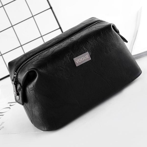 Shaving Bag Toiletry Organizer PU Cosmetic Makeup Bag For Women