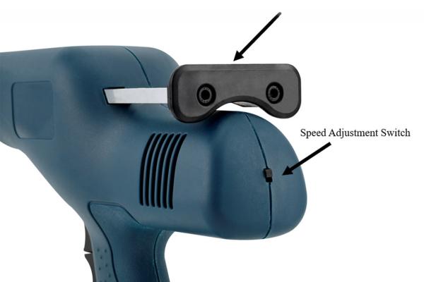 600ml 1:1 cordless electric dual component caulking gun 18V battery two component caulk gun