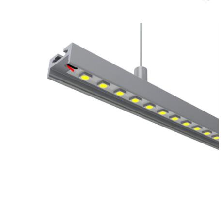 Surface Suspension Mounted Aluminum LED Profile Alloy 6063 Alu Extrusion Profile with CE Rohs