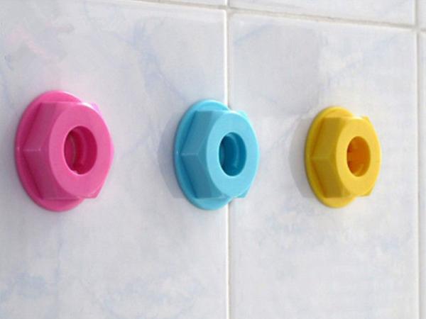 Plastic Cloth Hanging Hooks Wall Mounted Kids Bedroom Cloth Holder Cute Animal Design