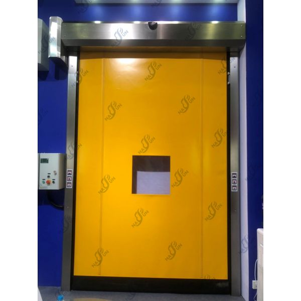 Anti Collision Industrial High Speed Door Flexible Pvc Roll Up Doors