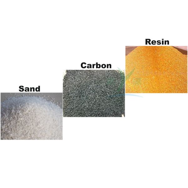 Шарик кварцевого песка средств массовой информации фильтра аксессуаров водоочистки Претреатмент минеральный/алкалический