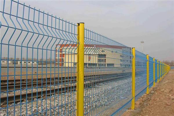 1030MM 1230MM 3D Curved Welded Wire Mesh Decorative Garden Mesh Fence