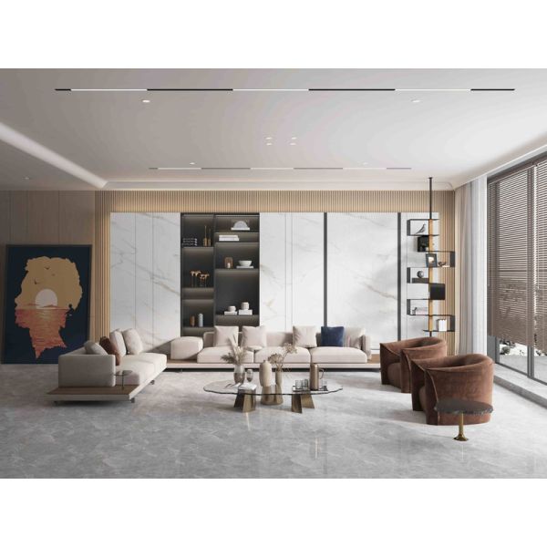 800x800mm Modern Anti Slip Porcelain Tiles with Stone Imitation Glazed Texture