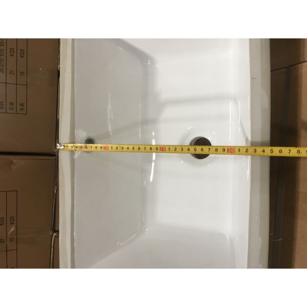 Мягкая заключительная раковина тщеты туалета таза Bathroom Undermount места