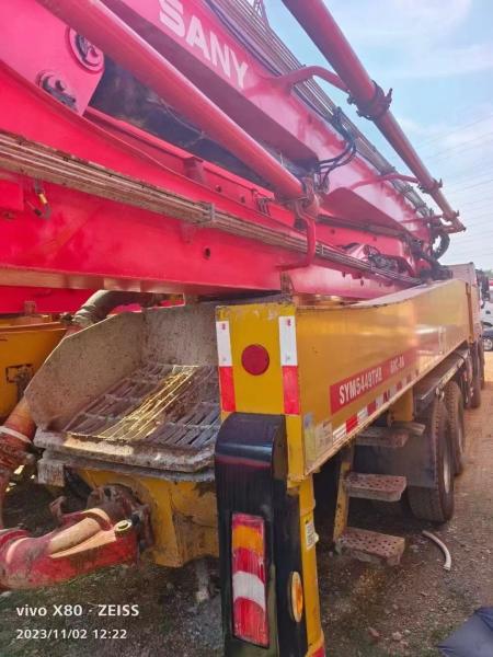 56 metros Sany usado caminhão de bomba de concreto 2019ano 44000KG