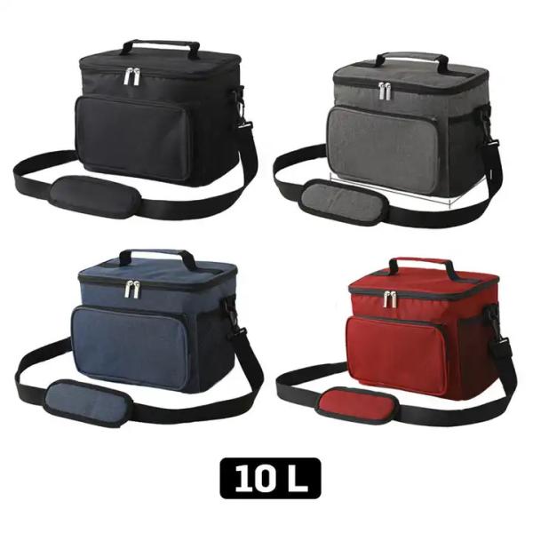 Sacos de almoço isolados personalizados resistentes à abrasão Sacos de almoço térmicos multi bolso