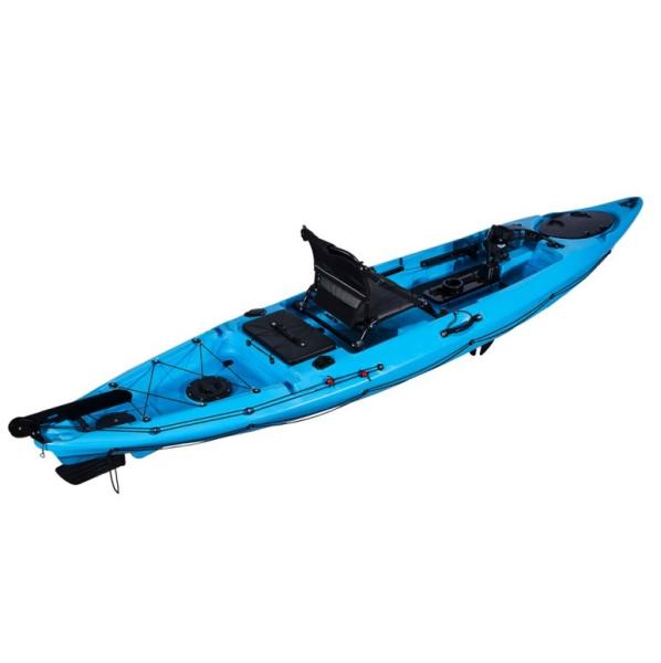 3.66m Single Sit On Fishing Kayak With Pedals Ocean Water Rowing Boats Mirage Propel 12  Paddle Boat