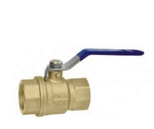 Seat PTFE Brass Ball Valve 600WOG 1/2-4