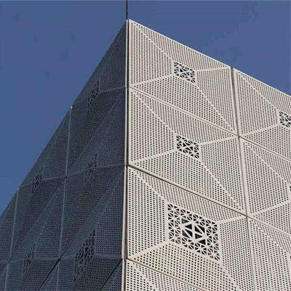 Powder Coating Finish Composite Curtain Wall Decorative For Buildings Aluminum Veneer