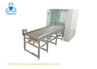 Boîte de passage en acier de douche d'air de Cleanroom et convoyeur de rouleau automatique