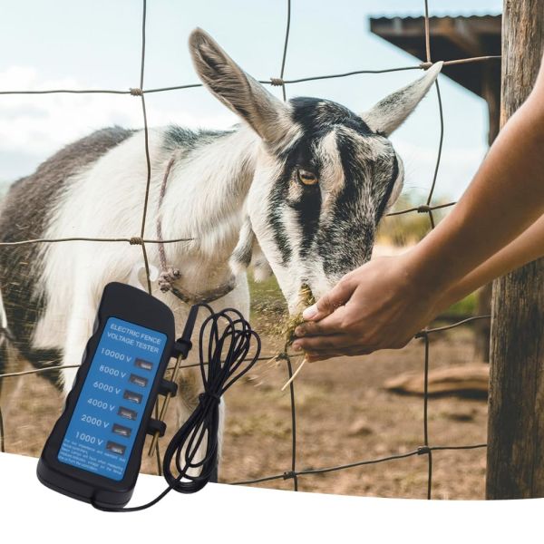 Electric Neon Fence Tester 10KV 6 Neon Indicator Lights For Farms Fault Finder