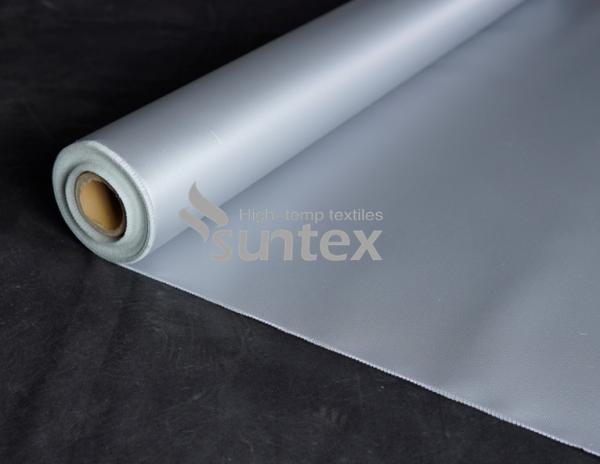 Pano de fibra de vidro revestido de silicone à prova de fogo para avental de proteção contra fogo resistente a chamas resistente ao fogo