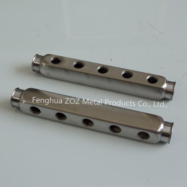 ZZ18009 Stainless Steel PEX Floor Heating Manifold Pipe, Stainless Steel Heating Bar Manifolds