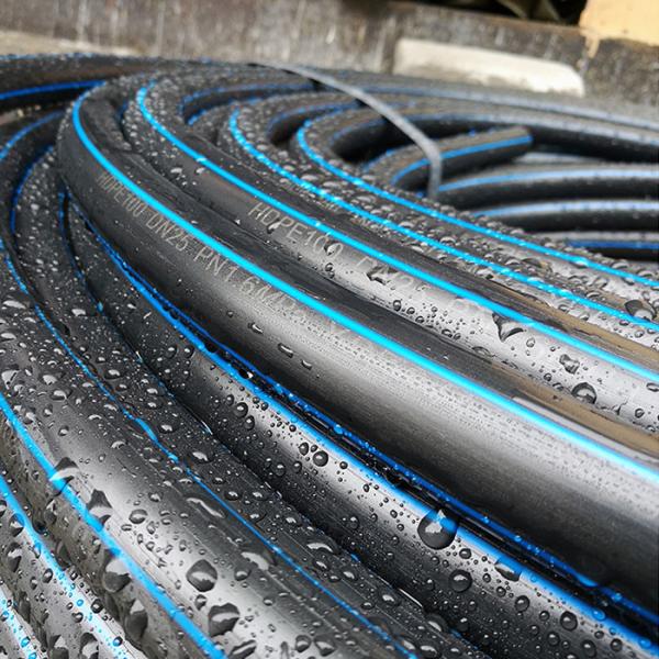Tubulação reta do Hdpe do comprimento 1000mm do grande diâmetro para a fonte da água fria