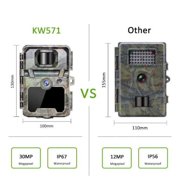 2,4 живая природа LCD 30MP HD дюйма охотясь чувствительность камеры PIR