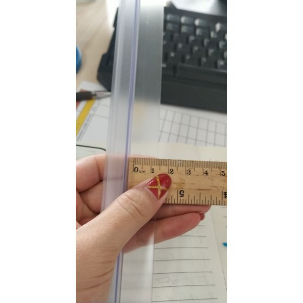 94 дюймовые прозрачные PVC резиновые уплотнители пластиковые двери для душа для гарантии и длительного подъема