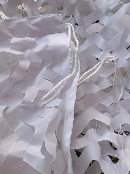 Heavy Duty Unbreakable Rope camouflage net Snow White Color Reversable No Glare Strong  Unbreakable White Rope