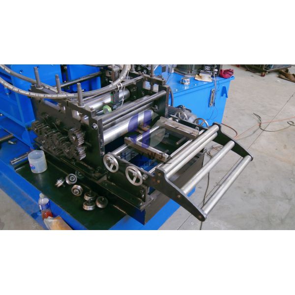 High Speed Automatic Cable Tray Roll Former Precision Forming PLC Control