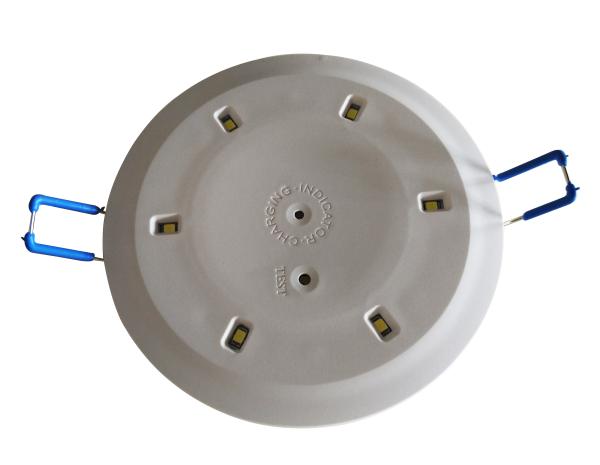 Recessed LED Emergency Ceiling Light 3.6V NiCd Battery