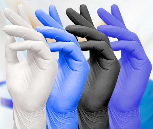 Thickening Purple Disposable Nitrile Glove Industrial 4.5g Gram Nitrile Exam Gloves