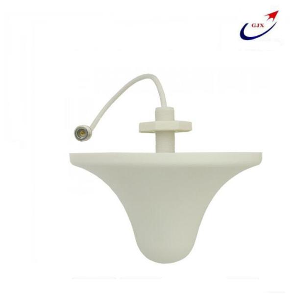 3dBi 2.4G GSM 4G Penta-Band Omni Ceiling Antenna Highly Reliable White ABS N-Type Connector