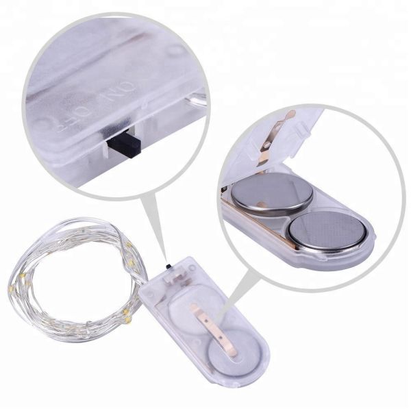 Garden Tiny Decorative LED String Lights Copper Led Battery Fairy Lights