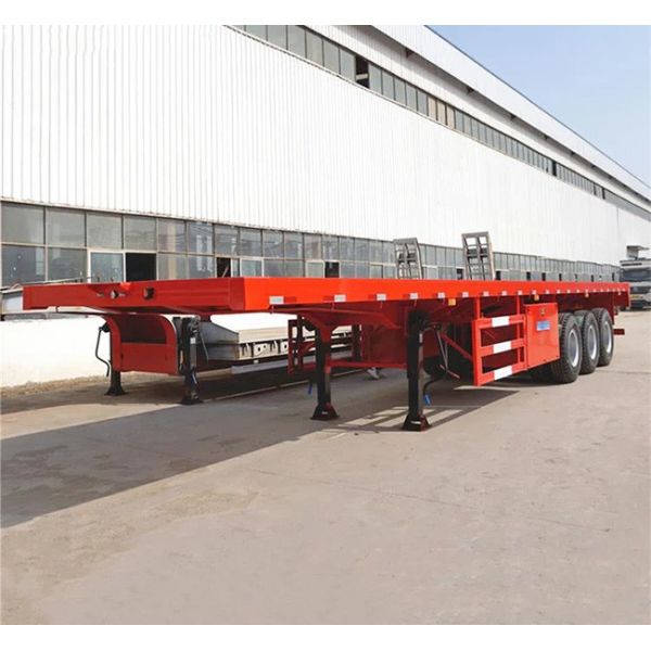 Customizable 2/3/4 Axles Flat Trailers For All Your Cargo Transportation Needs