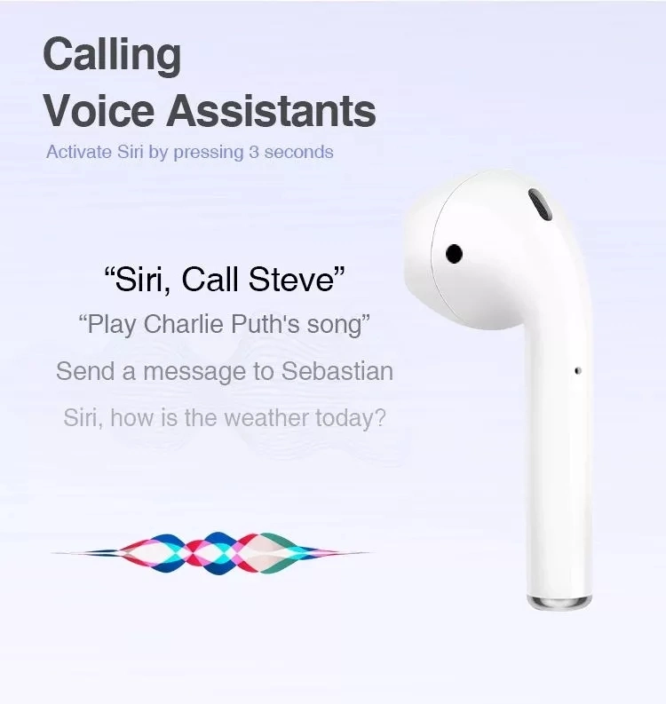 Handsfree Wireless Charging Earbuds , Bluetooth 5.0 Earphone FCC CE Certificate