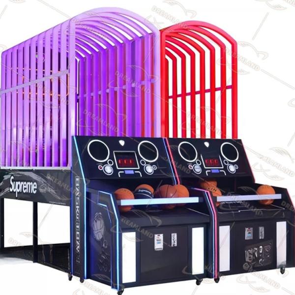 Dreamland Exclusive Design Coin Operated Luxury Slam King Basketball Machine For Indoor Amusement Park
