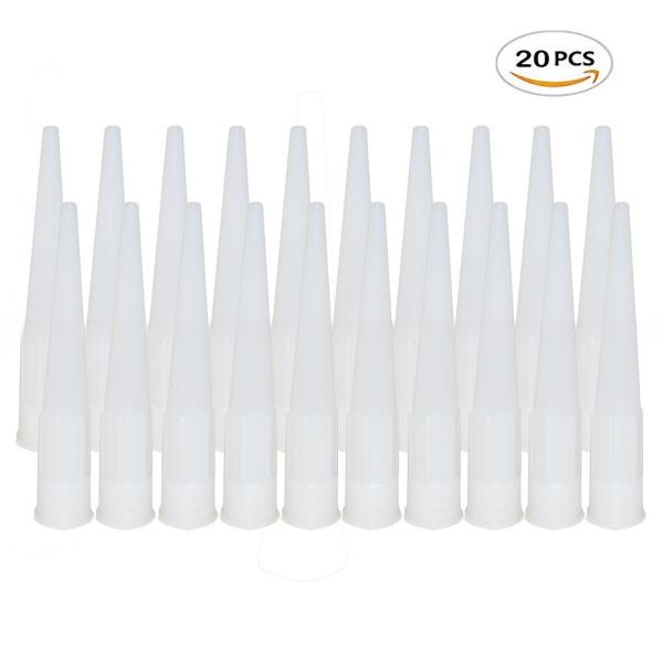 OEM 20 X Spare Silicone Sealant Nozzle For Silicone Mastic Gun Tubes