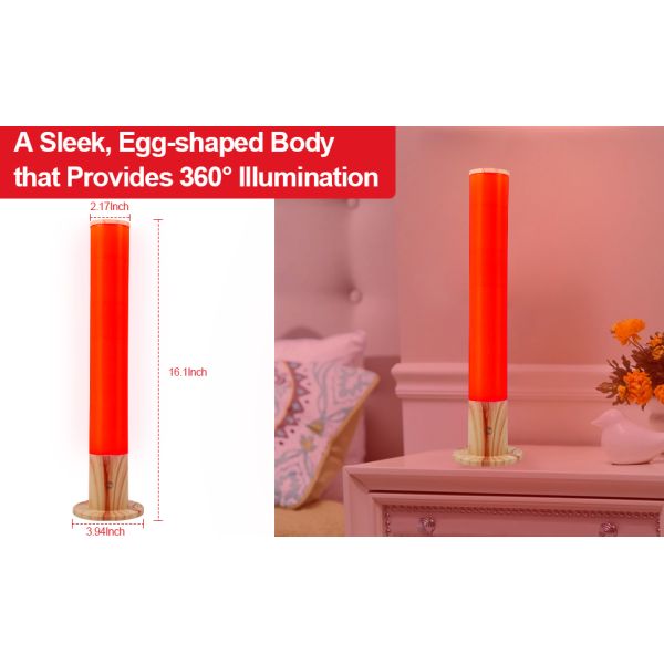 24W Red LED Therapy Lights 2700K 4000K 6000K Red Lights For Sleep