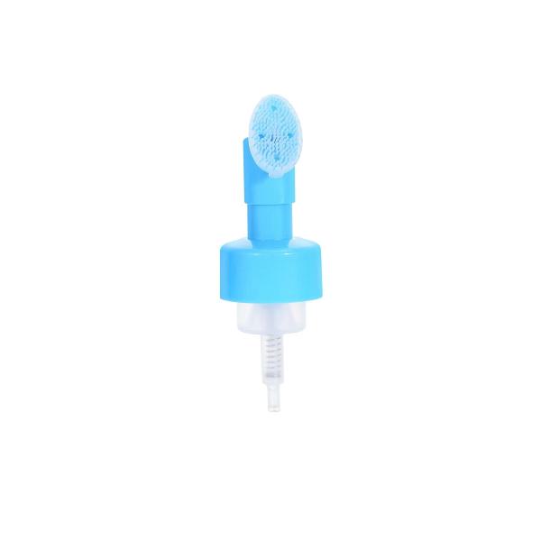 Bomba de espuma de escova de silicone de plástico 42/410 43/410 Dispensador de sabão de limpeza facial