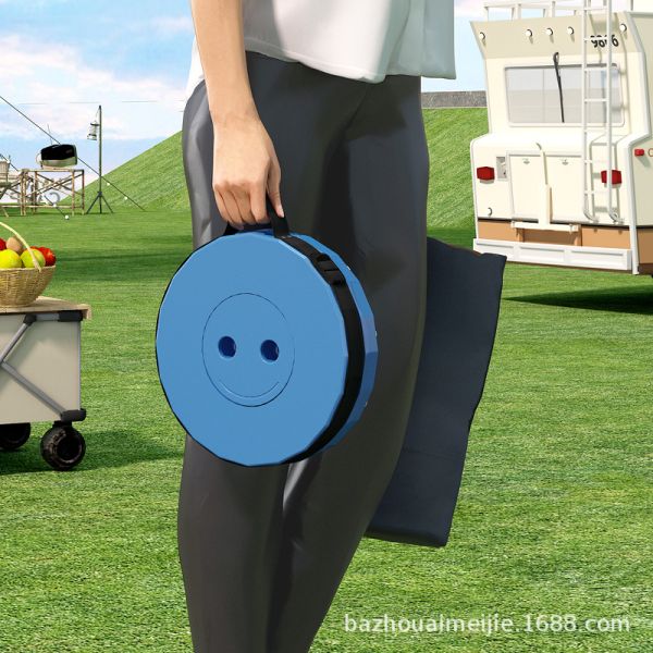 Modern Outdoor Plastic Folding Portable Collapsible Retractable Stool Thickened PP Material Camping Picnic Telescopic Chair