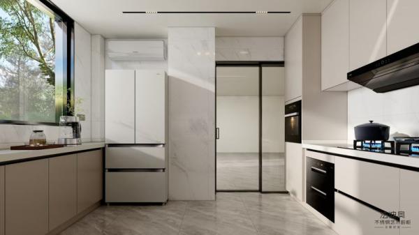 Classic Modern Fadior Stainless Steel Custom Kitchen Cabinet With U-Shaped Design
