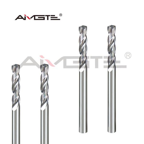 未コーティング精密超硬ドリルビット 1mm - 20mm アルミニウム用