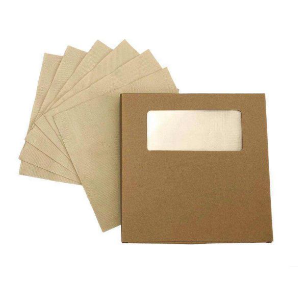 OEM Customized multifunctional eco friendly bamboo pulp napkins for wedding