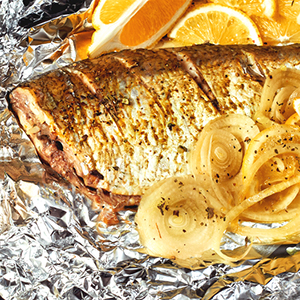 Commercial Grade Grilling Foil Wrap For Cooking, Roasting, BBQ, Baking, Catering With One-Side Nonstick Coating