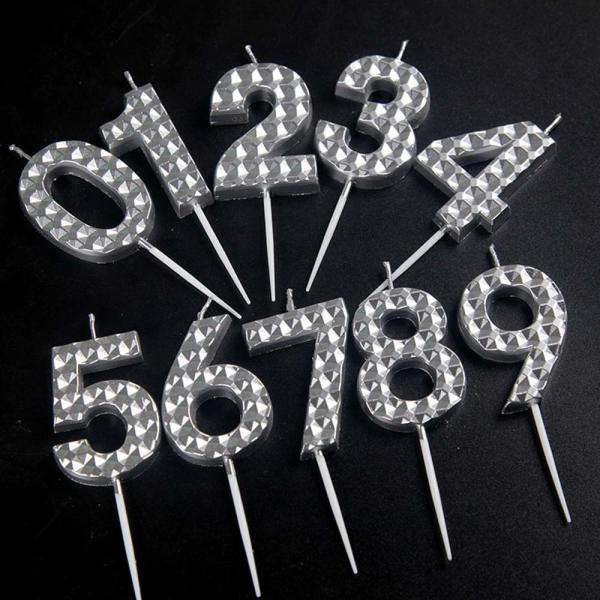 Champanhe dourado velas de aniversário número 0-9 bolo Topper feliz aniversário decoração para mulheres homens meninas meninos festa
