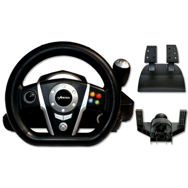 Bluetooth Wireless Video Game Steering Wheel Built In Lithium Battery
