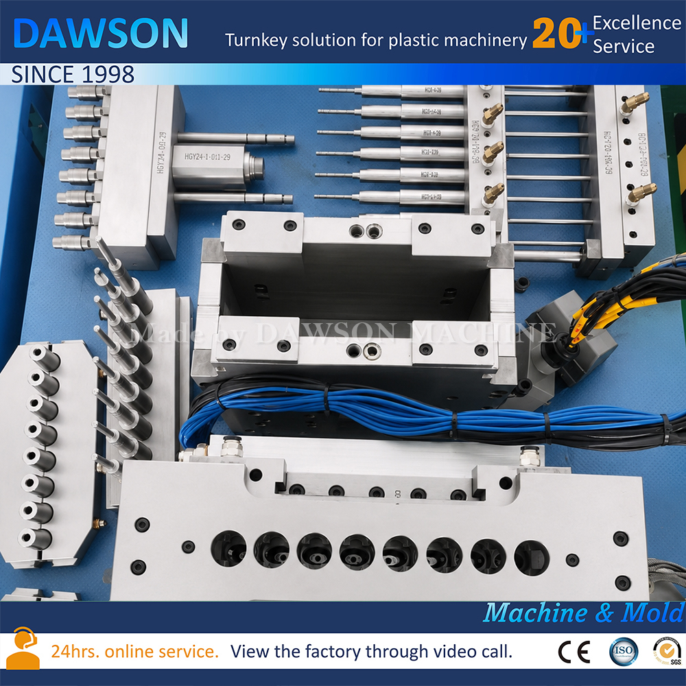 Precision PET Bottle Mold with Customized Shapes and 1~12cavity for Cosmetic Bottle Production