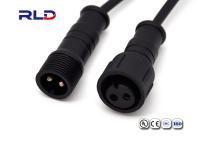 Conector impermeable de la pantalla de la luz LED de 4 de la base del PVC enchufes impermeables hembra-varón LED del alambre