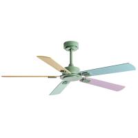 42/52/56 pouces télécommande DC lames de contreplaqué design de mode salon moderne cuisine café Ventilateur de plafond Pas de lumière