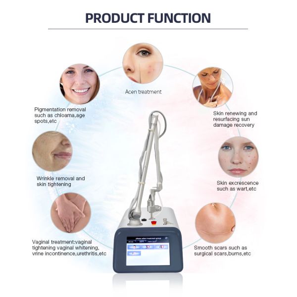 Wrinkle Removal CO2 Fractional Laser Machine Portable 4D Facial Beauty Spa Equipment