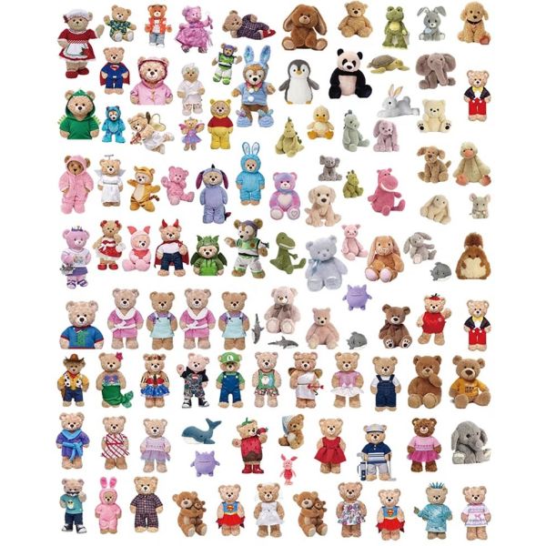 Decorative Scrapbook Stickers And Embellishments Cute Bear Shape Cut Stickers