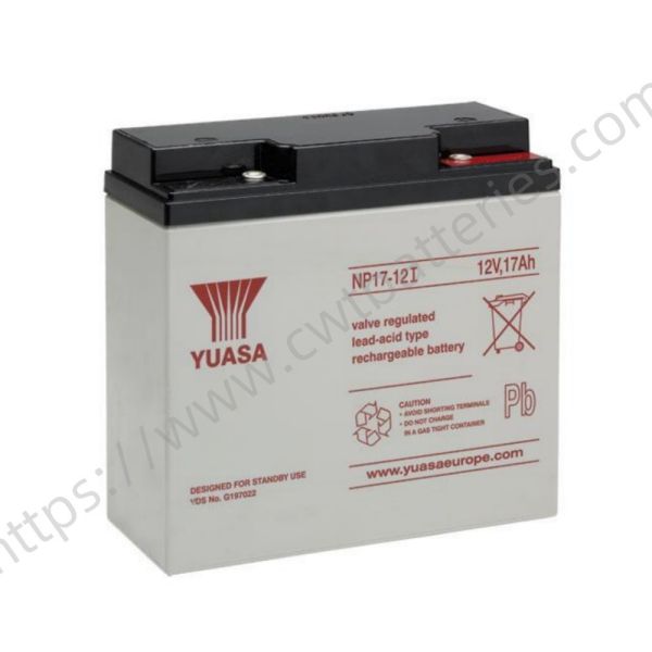 YUASA NP17-12I Insert M5 Sealed Lead Acid Battery 12V 17Ah Industrial VRLA UPS Batteries Rechargeable Maintenance Free