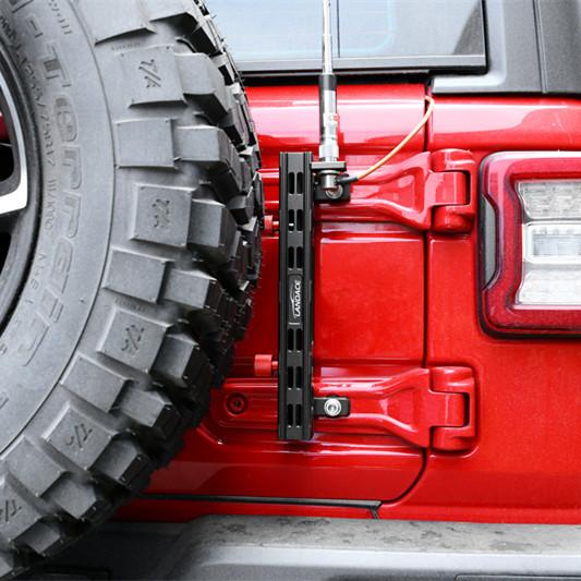 Aluminum Alloy Flag Holder and Radio Wire Bracket for Jeep Wrangler JL JK Customizable