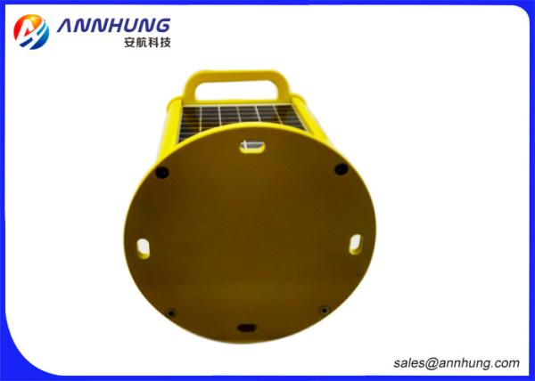 Red Solar Obstruction Light With Die Casting Aluminum ICAO FAA Standard