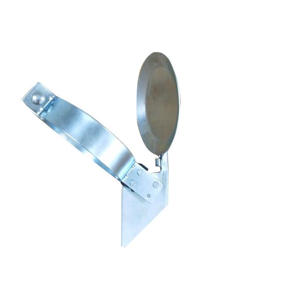 Verticale d'acier doux galvanisant le chapeau de pluie d'échappement de 2mm