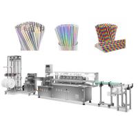 Papel Straw Machines 380V do comprimento da atividade comercial 90mm
